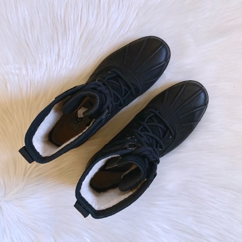 UGG Black Azaria Waterproof Duck Boots - Picture 2 of 8